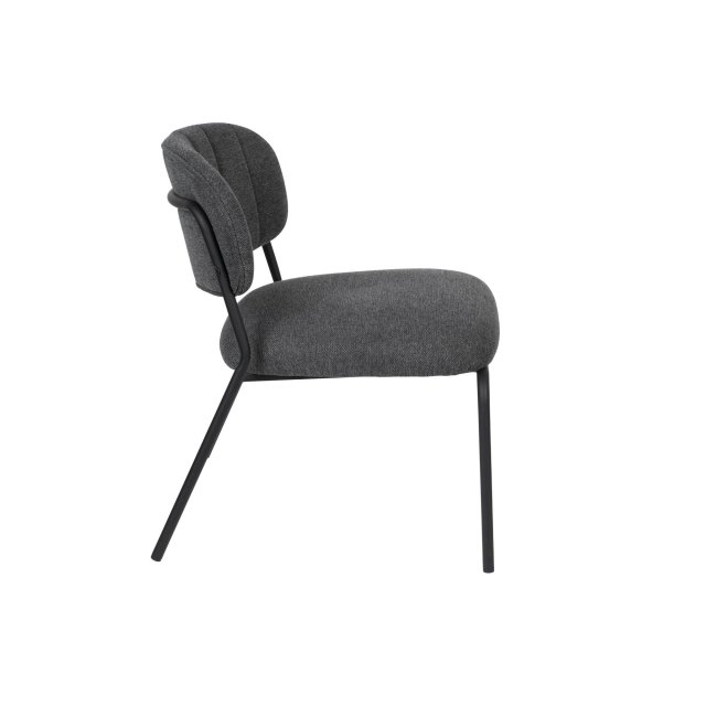 Fotelja Jolien Black/Dark Grey