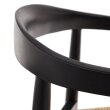 Stolica s rukonaslonom Ydalia Black/Natural