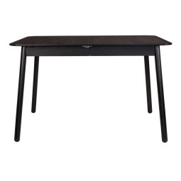 Produljivi stol Glimps 120/162x80 cm Black