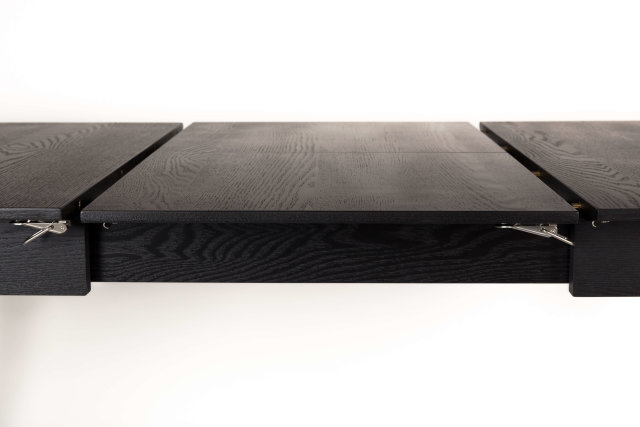 Raztegljiva miza Glimps 120/162x80 cm Black
