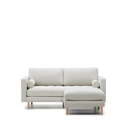 Sofa Debra White/ Natural- set dvosjed i tabure